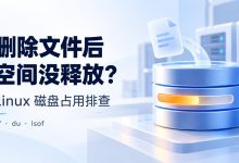 Linux 删除文件后磁盘空间不释放怎么办?df、du 与 lsof 排查教程-莱卡云